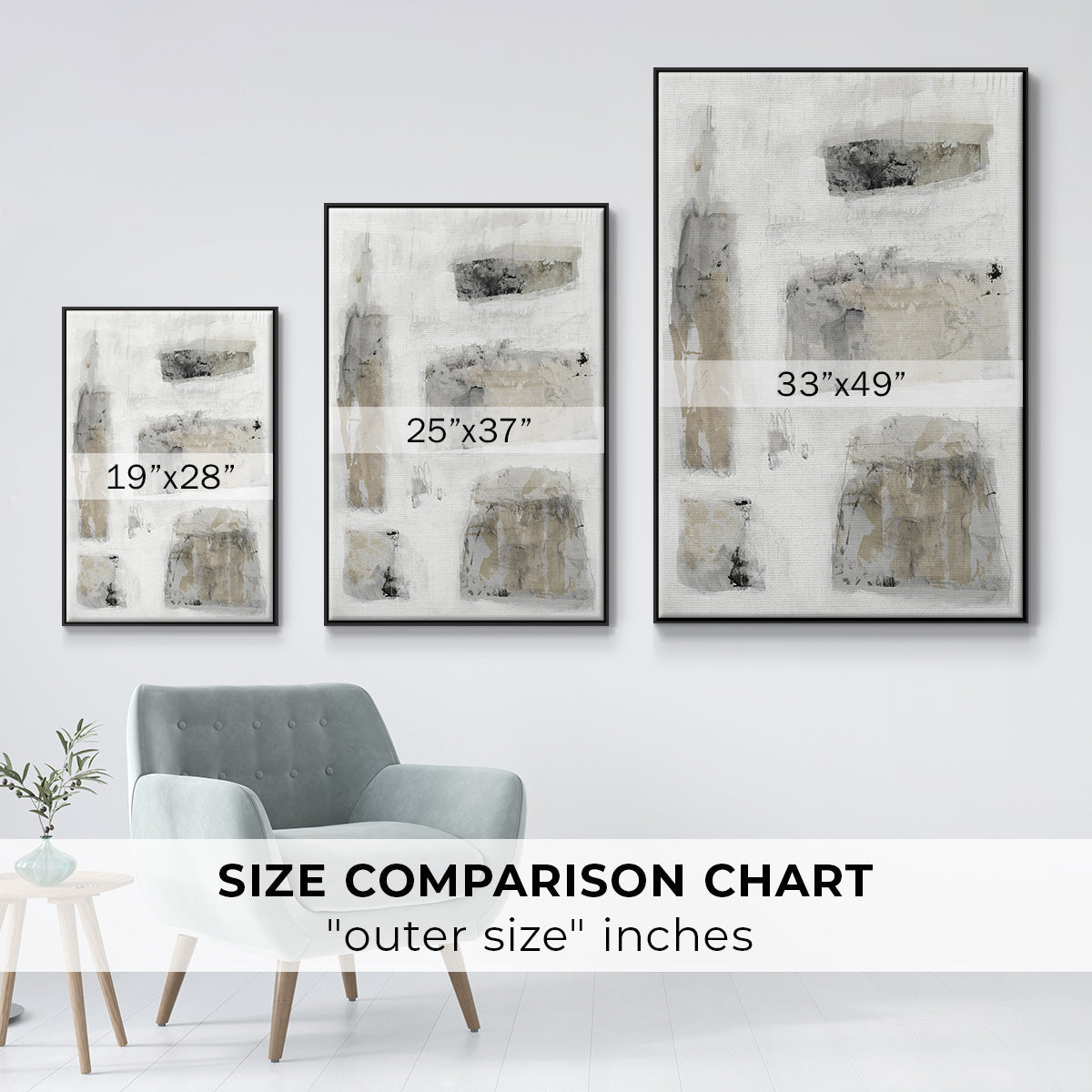A Simple Love II V30 - Floater Framed Canvas Print