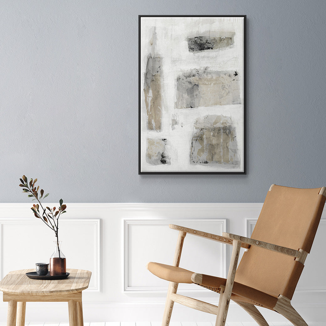A Simple Love II V30 - Floater Framed Canvas Print