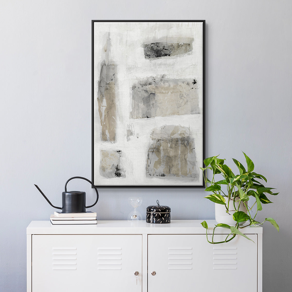 A Simple Love II V30 - Floater Framed Canvas Print
