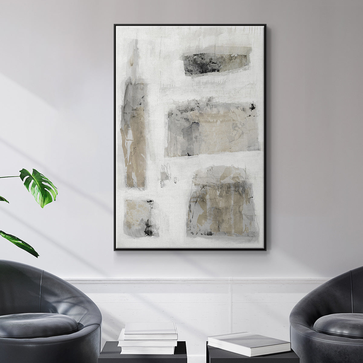 A Simple Love II V30 - Floater Framed Canvas Print