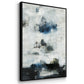 Black & Blue - Floater Framed Canvas Print