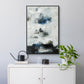 Black & Blue - Floater Framed Canvas Print