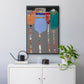 Tall Tulips - Floater Framed Canvas Print