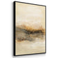 Keeping Secrets I - Floater Framed Canvas Print