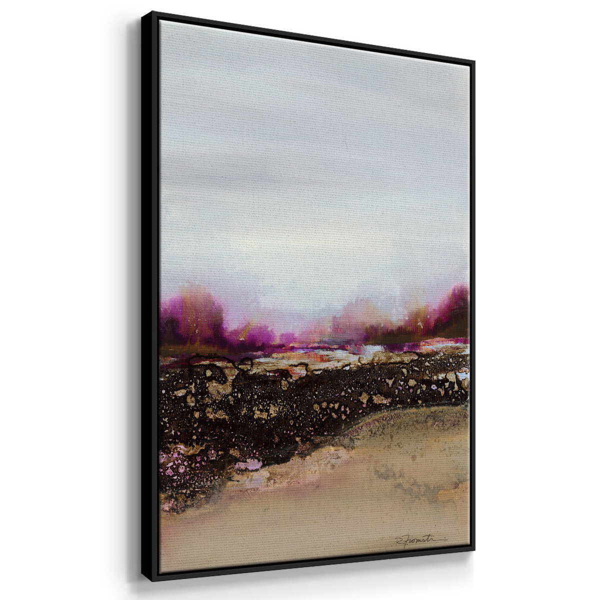 Reflections of My Mind - Floater Framed Canvas Print