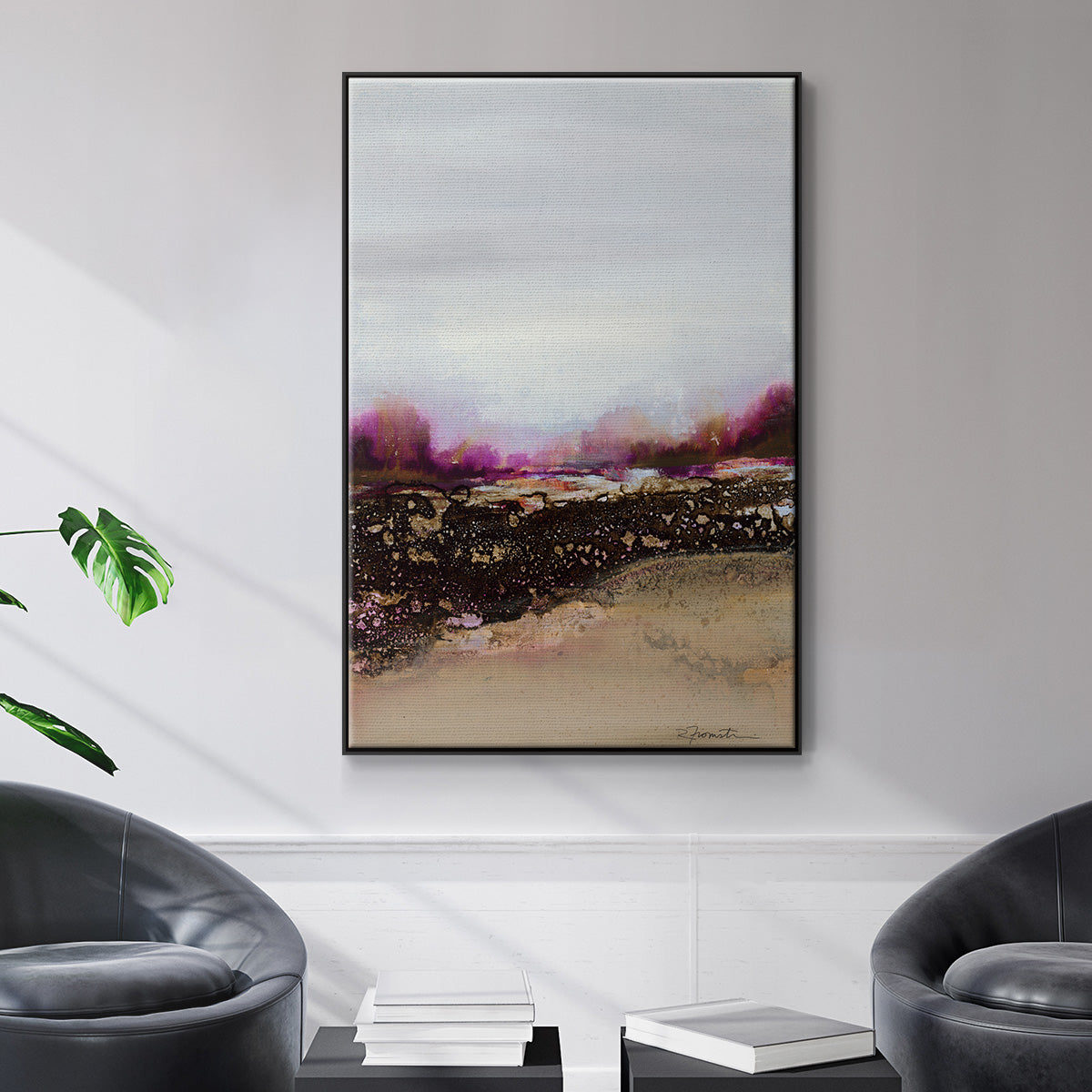 Reflections of My Mind - Floater Framed Canvas Print