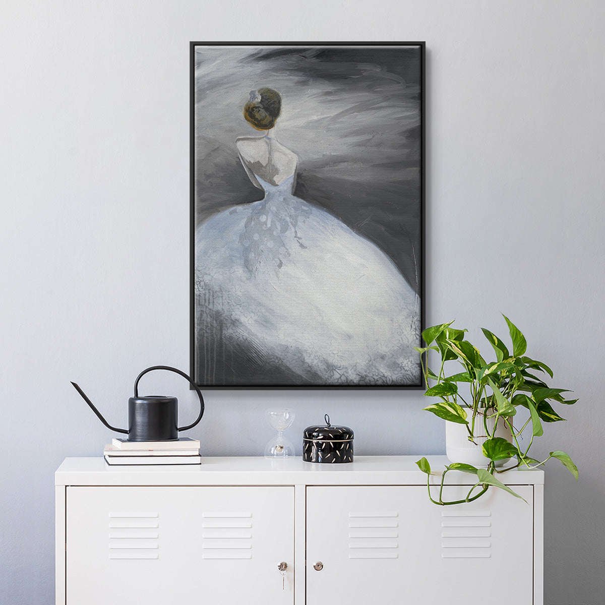 Off in the Distance - Floater Framed Canvas Print