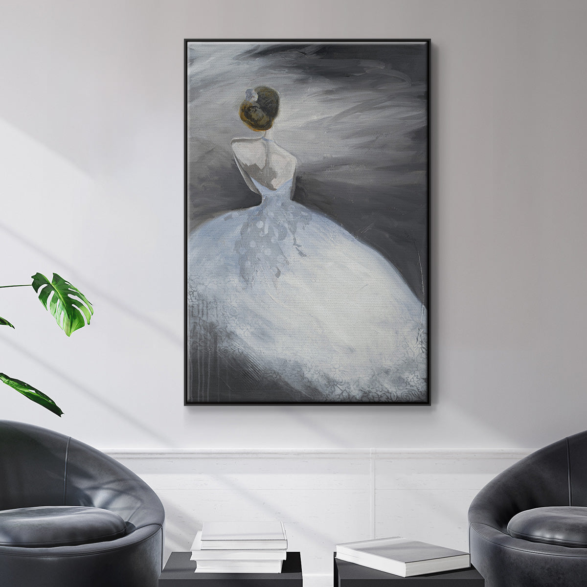 Off in the Distance - Floater Framed Canvas Print
