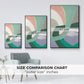 Merge Left - Floater Framed Canvas Print