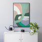 Merge Left - Floater Framed Canvas Print