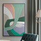 Merge Left - Floater Framed Canvas Print