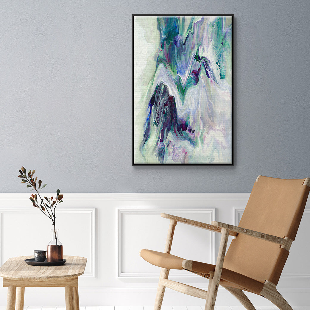 Wild River - Floater Framed Canvas Print