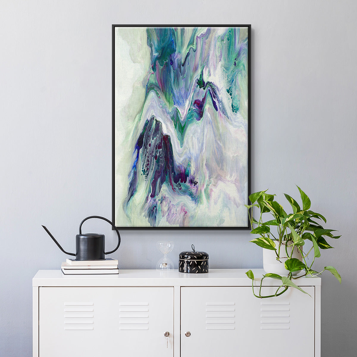 Wild River - Floater Framed Canvas Print