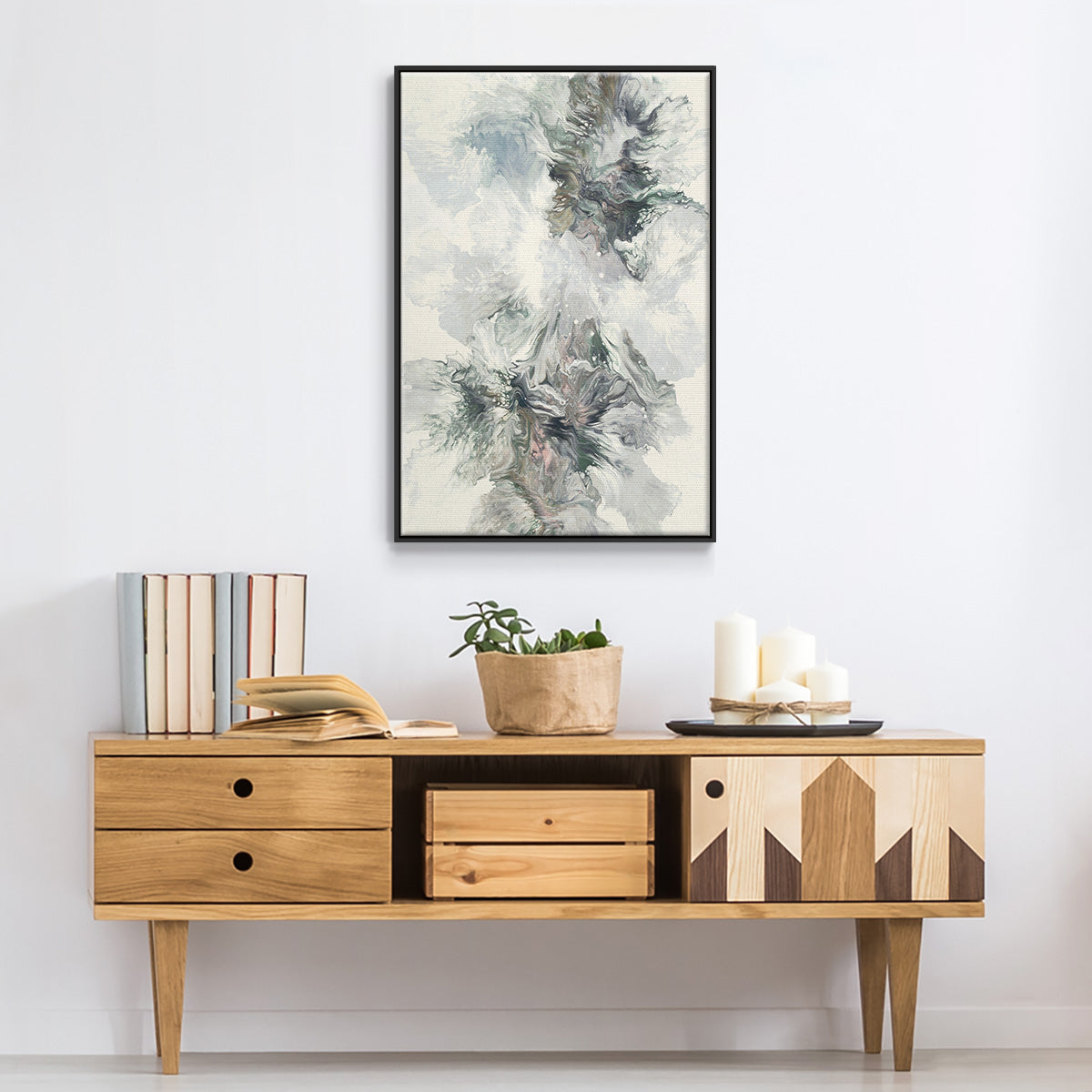 Dancing With Passion - Floater Framed Canvas Print