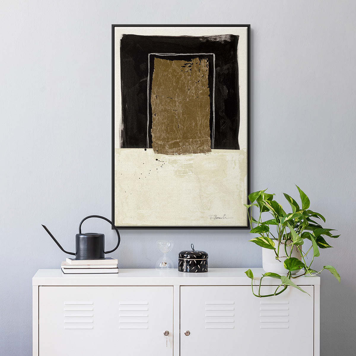 Standing Strong I - Floater Framed Canvas Print