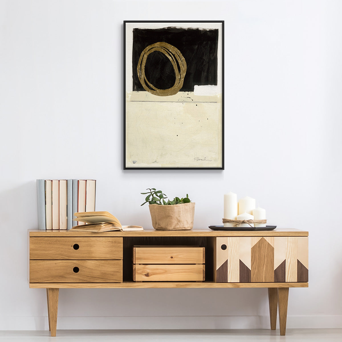 Standing Strong III - Floater Framed Canvas Print