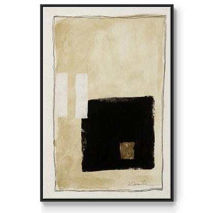 Inner Musing I - Floater Framed Canvas Print