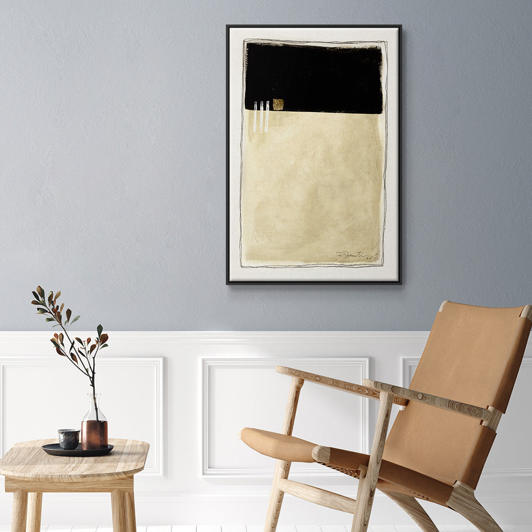 Inner Musing II - Floater Framed Canvas Print