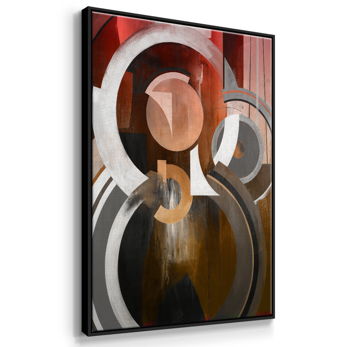 Focal - Floater Framed Canvas Print