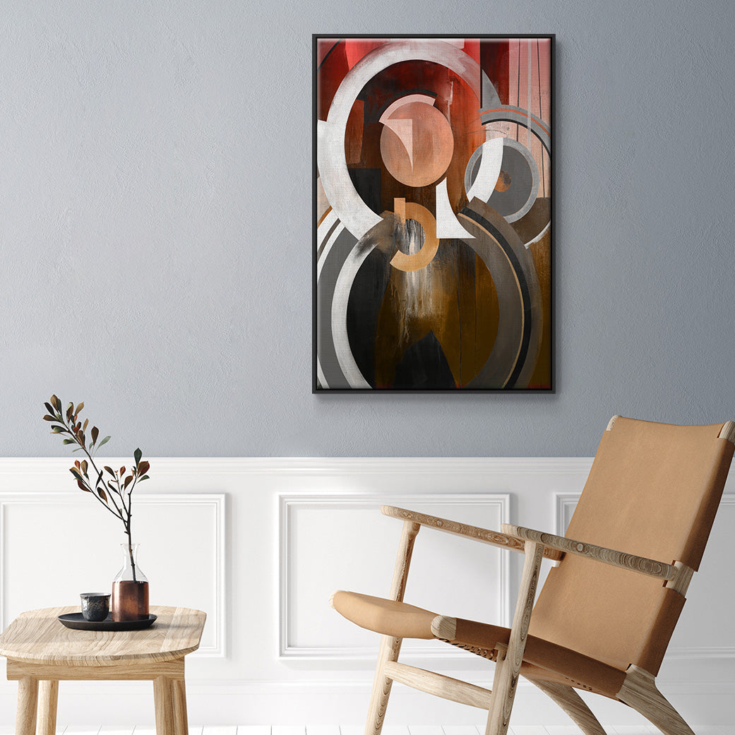 Focal - Floater Framed Canvas Print