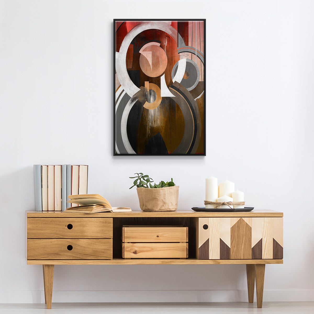 Focal - Floater Framed Canvas Print