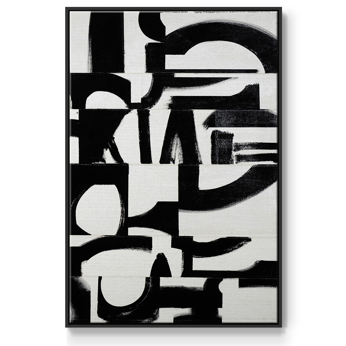 Prosperous Elements V10 - Floater Framed Canvas Print