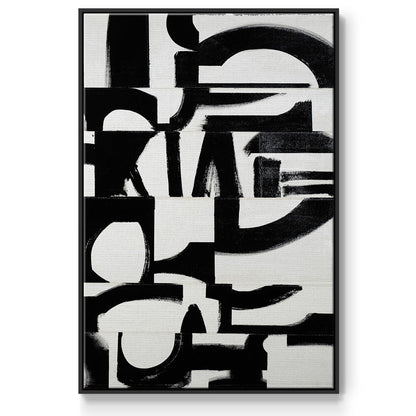 Prosperous Elements V10 - Floater Framed Canvas Print
