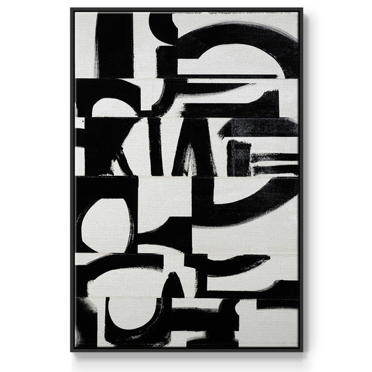 Prosperous Elements V10 - Floater Framed Canvas Print