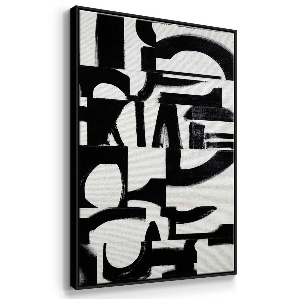 Prosperous Elements V10 - Floater Framed Canvas Print