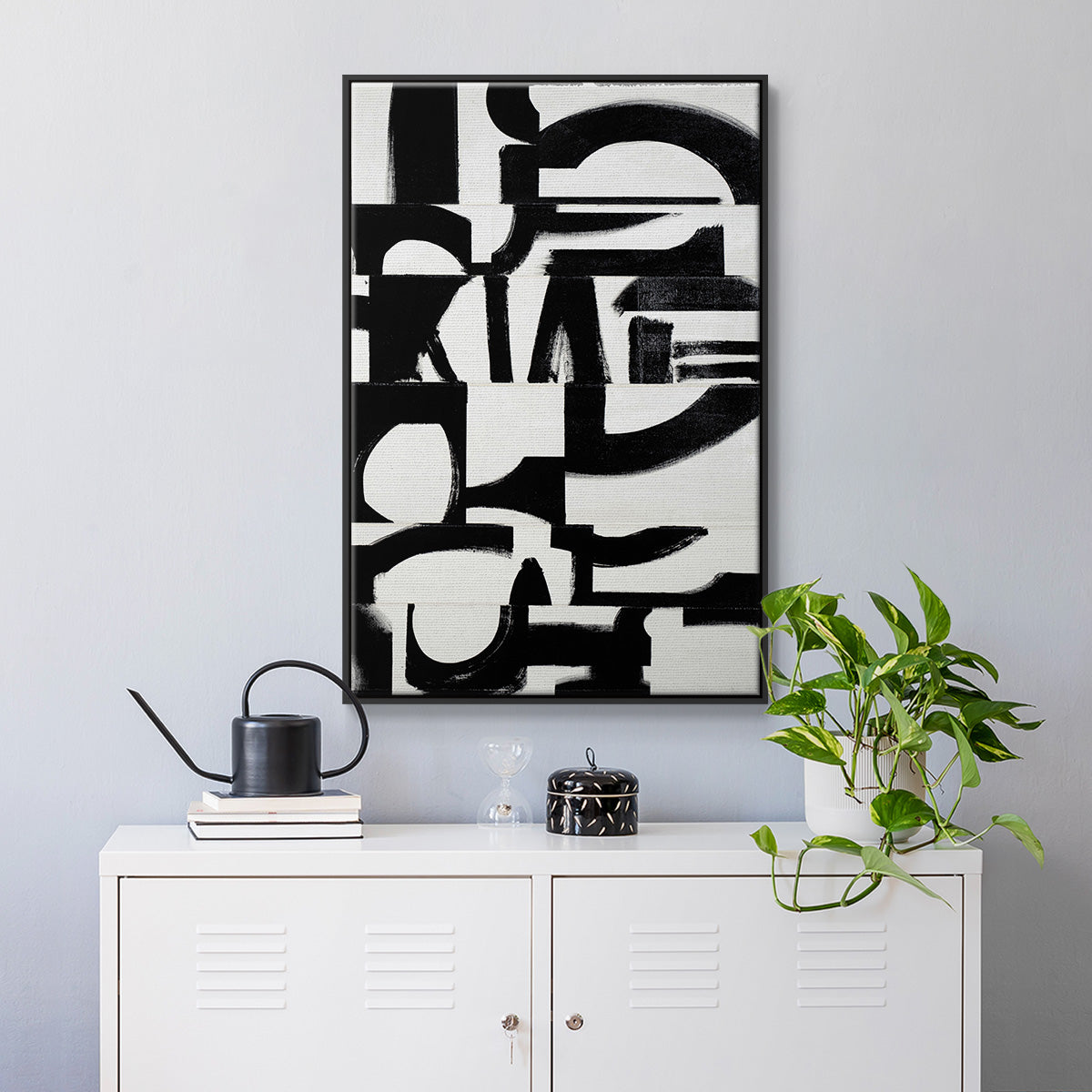 Prosperous Elements V10 - Floater Framed Canvas Print