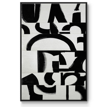 Prosperous Elements V11 - Floater Framed Canvas Print
