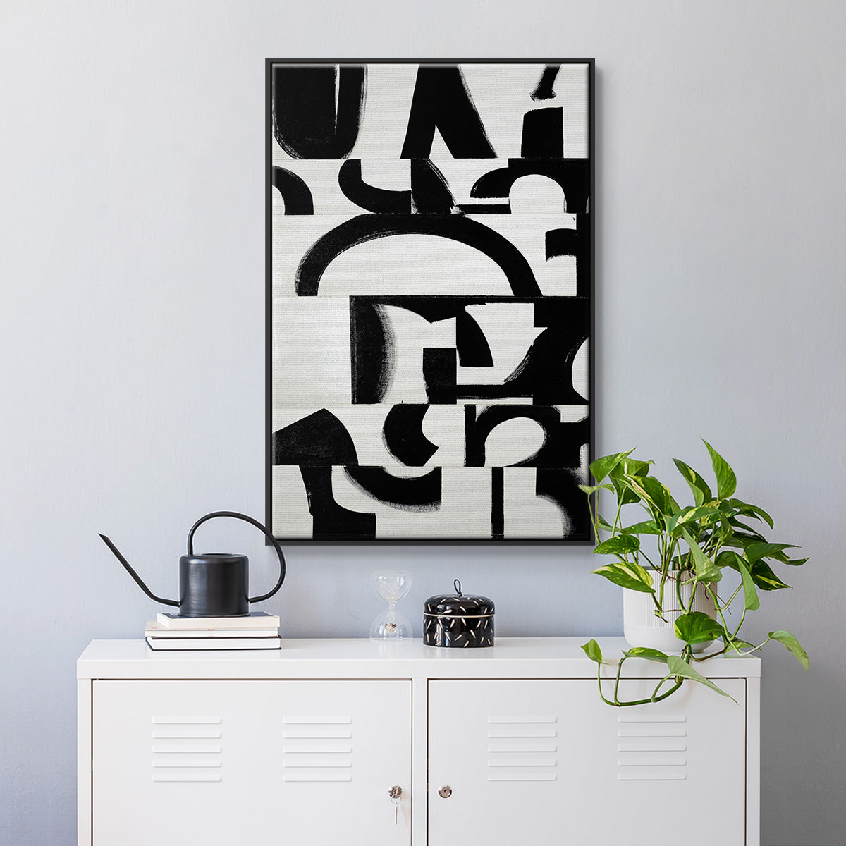 Prosperous Elements V11 - Floater Framed Canvas Print