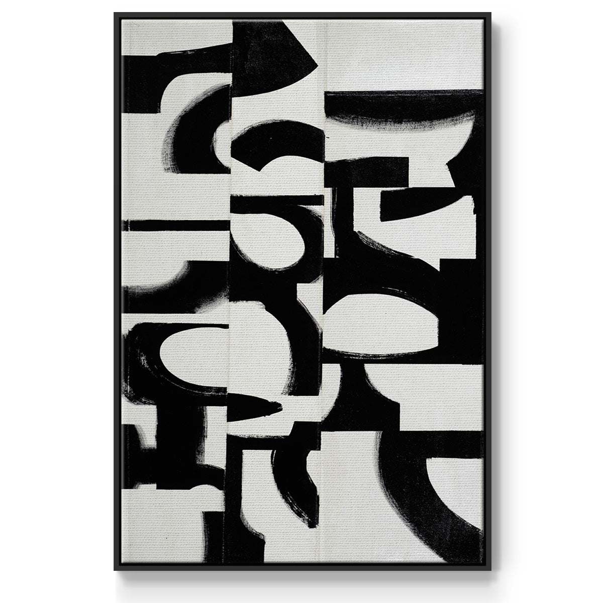 Prosperous Elements V9 - Floater Framed Canvas Print
