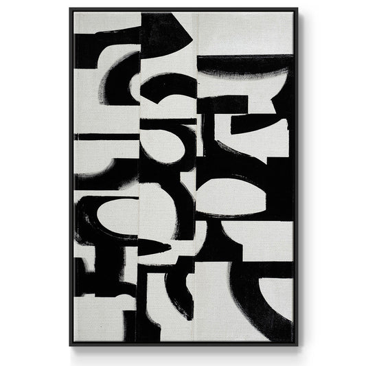 Prosperous Elements V9 - Floater Framed Canvas Print