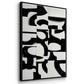 Prosperous Elements V9 - Floater Framed Canvas Print