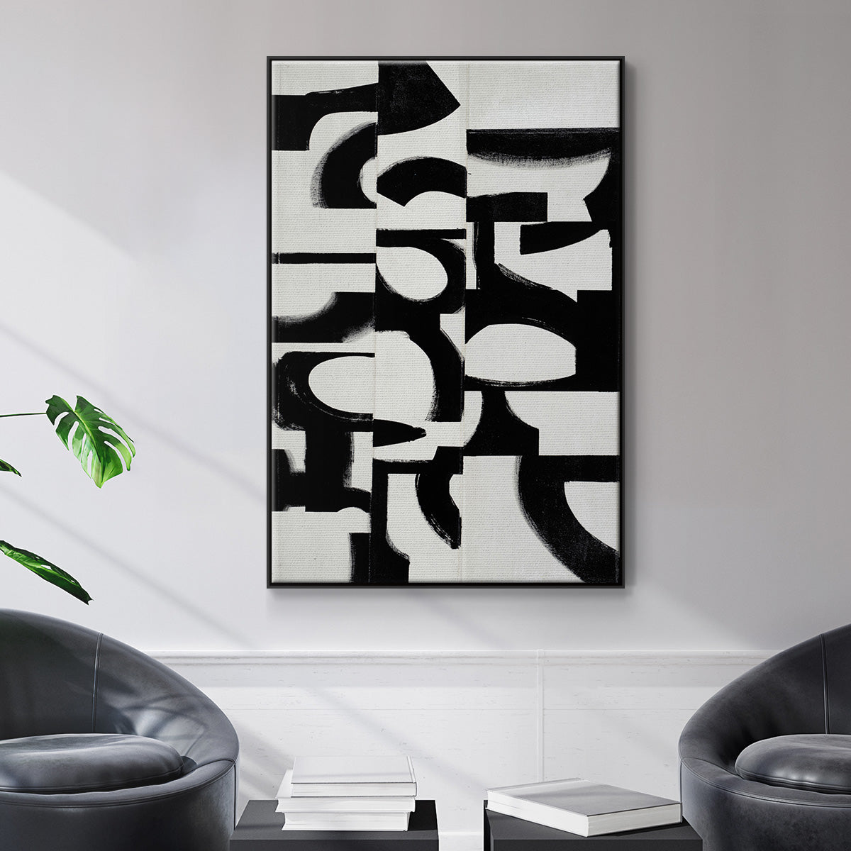 Prosperous Elements V9 - Floater Framed Canvas Print