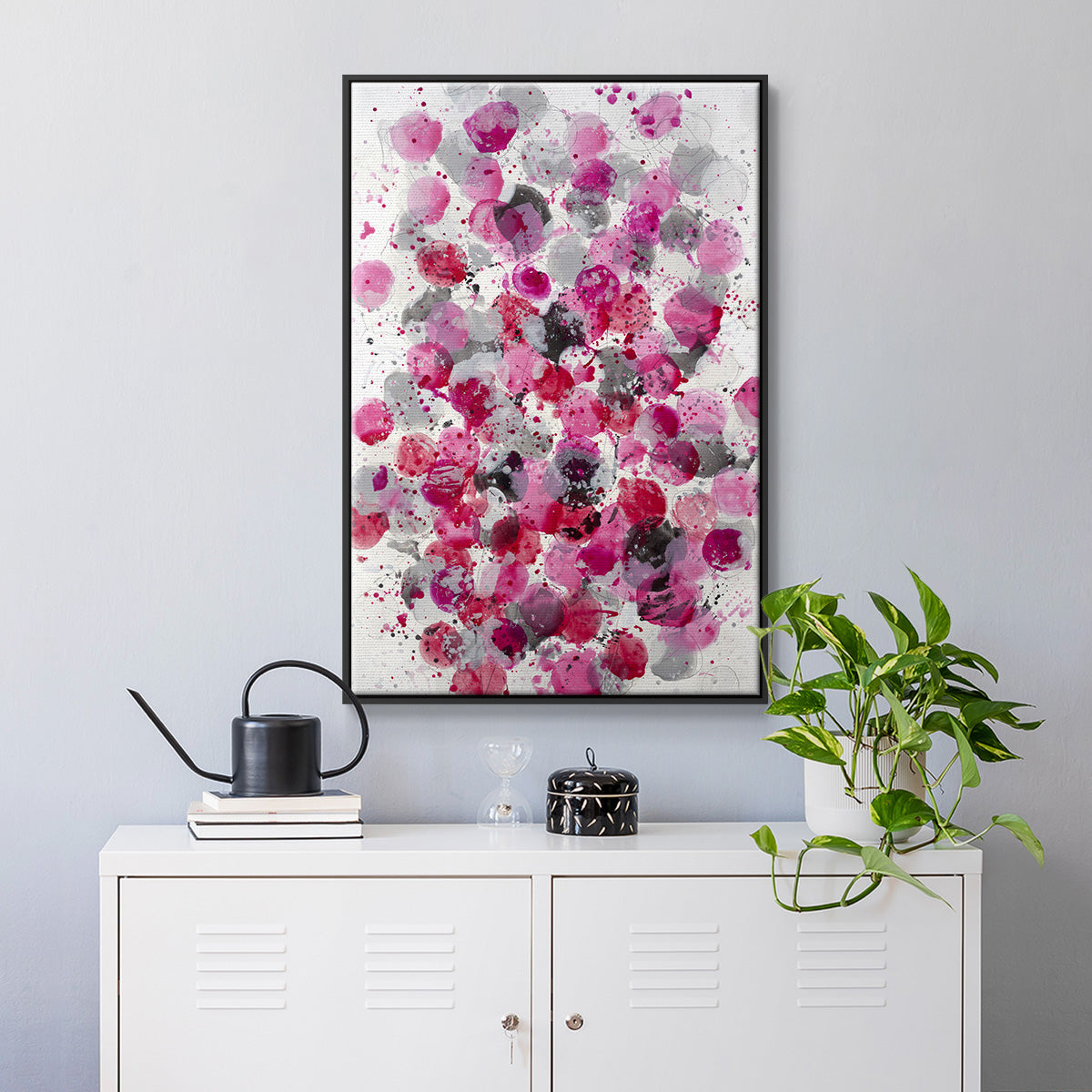 Bouquet - Floater Framed Canvas Print