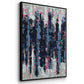 Veiled Heat - Floater Framed Canvas Print