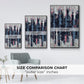 Veiled Heat - Floater Framed Canvas Print