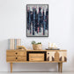 Veiled Heat - Floater Framed Canvas Print