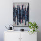 Veiled Heat - Floater Framed Canvas Print