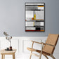 Retro Spectrum V7 - Floater Framed Canvas Print