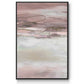 Geo Cache in Pale - Floater Framed Canvas Print