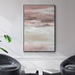 Geo Cache in Pale - Floater Framed Canvas Print