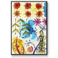Flower Power II - Floater Framed Canvas Print