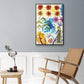 Flower Power II - Floater Framed Canvas Print