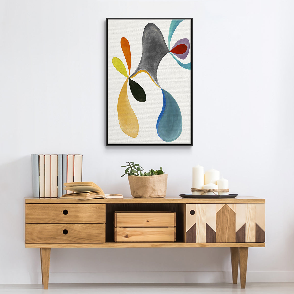 Magic Tricks I - Floater Framed Canvas Print