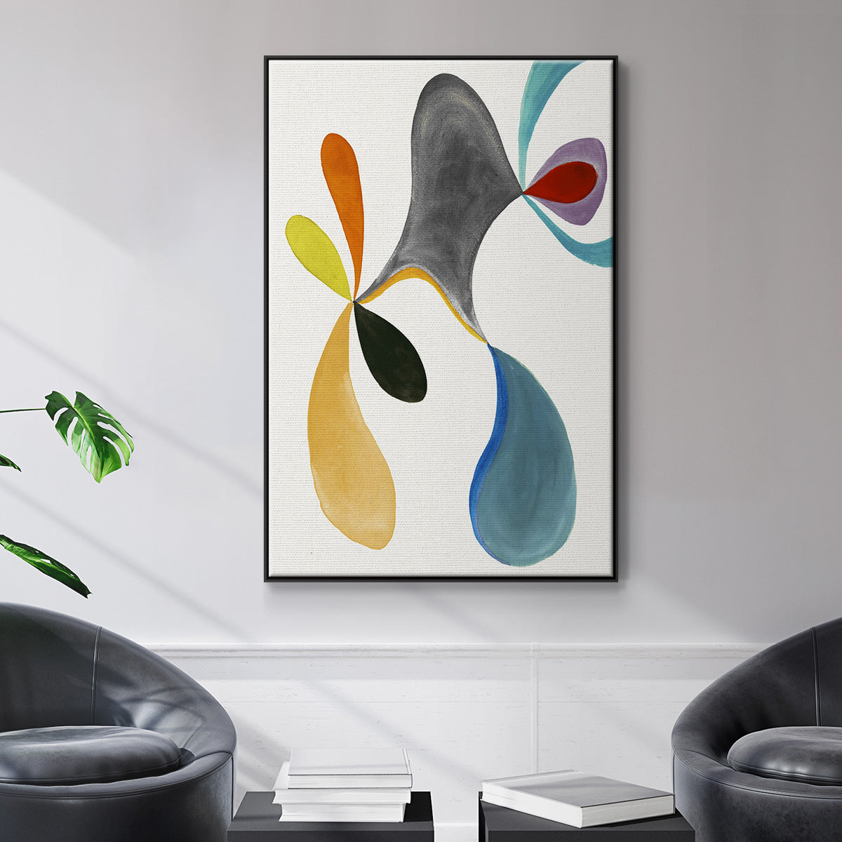 Magic Tricks I - Floater Framed Canvas Print