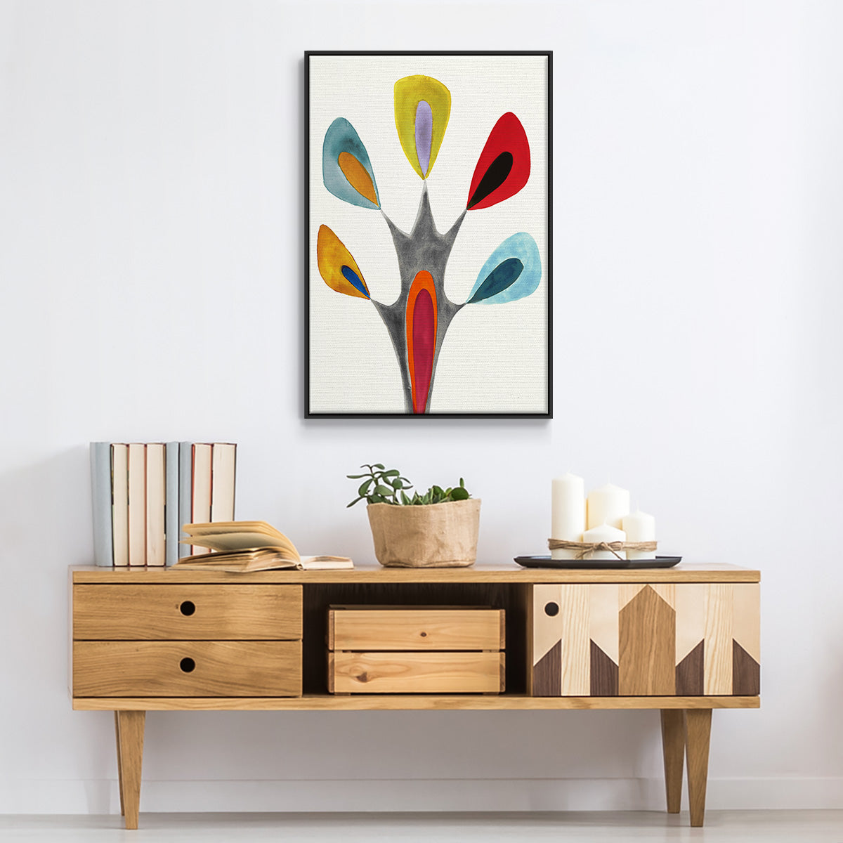 Magic Tricks II - Floater Framed Canvas Print