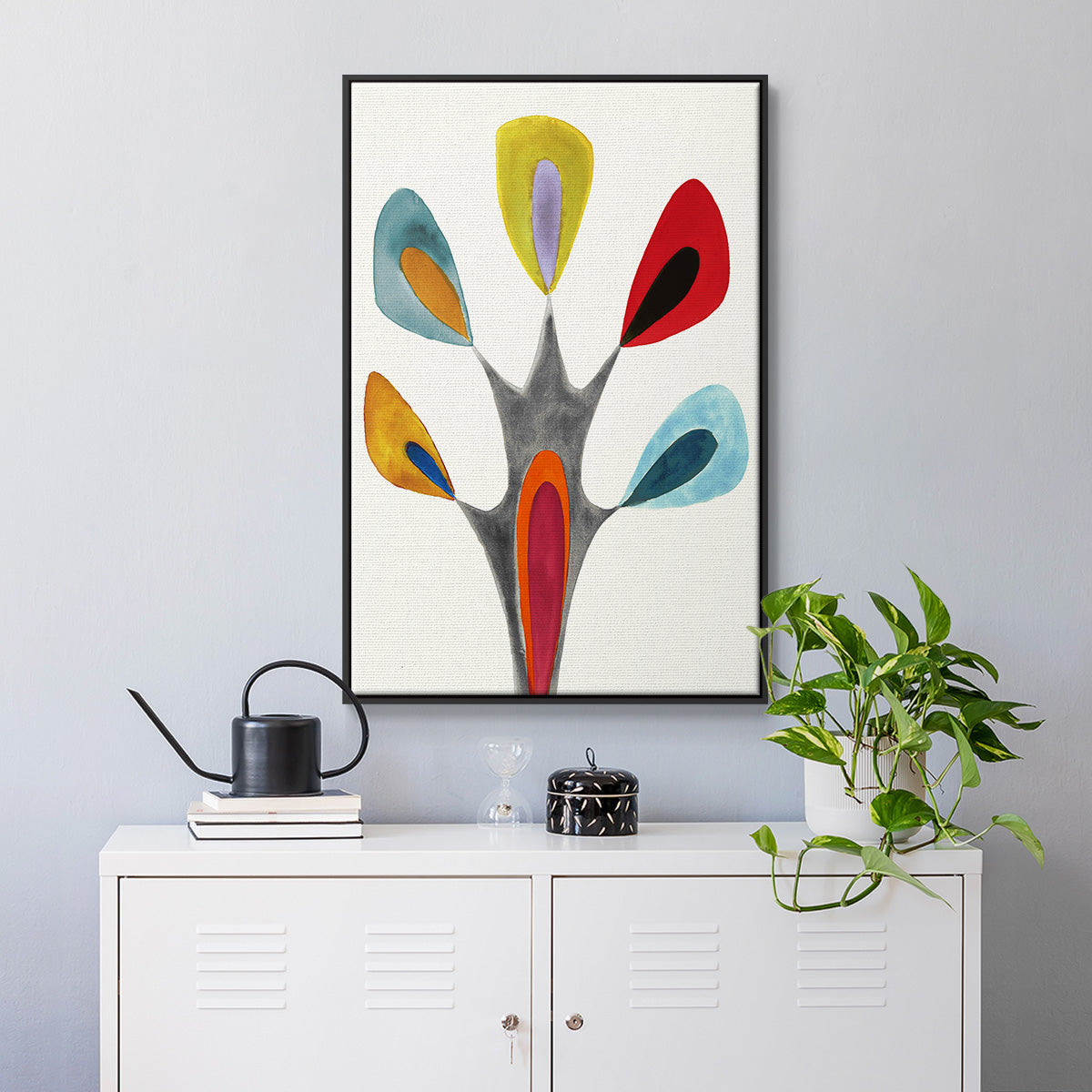 Magic Tricks II - Floater Framed Canvas Print